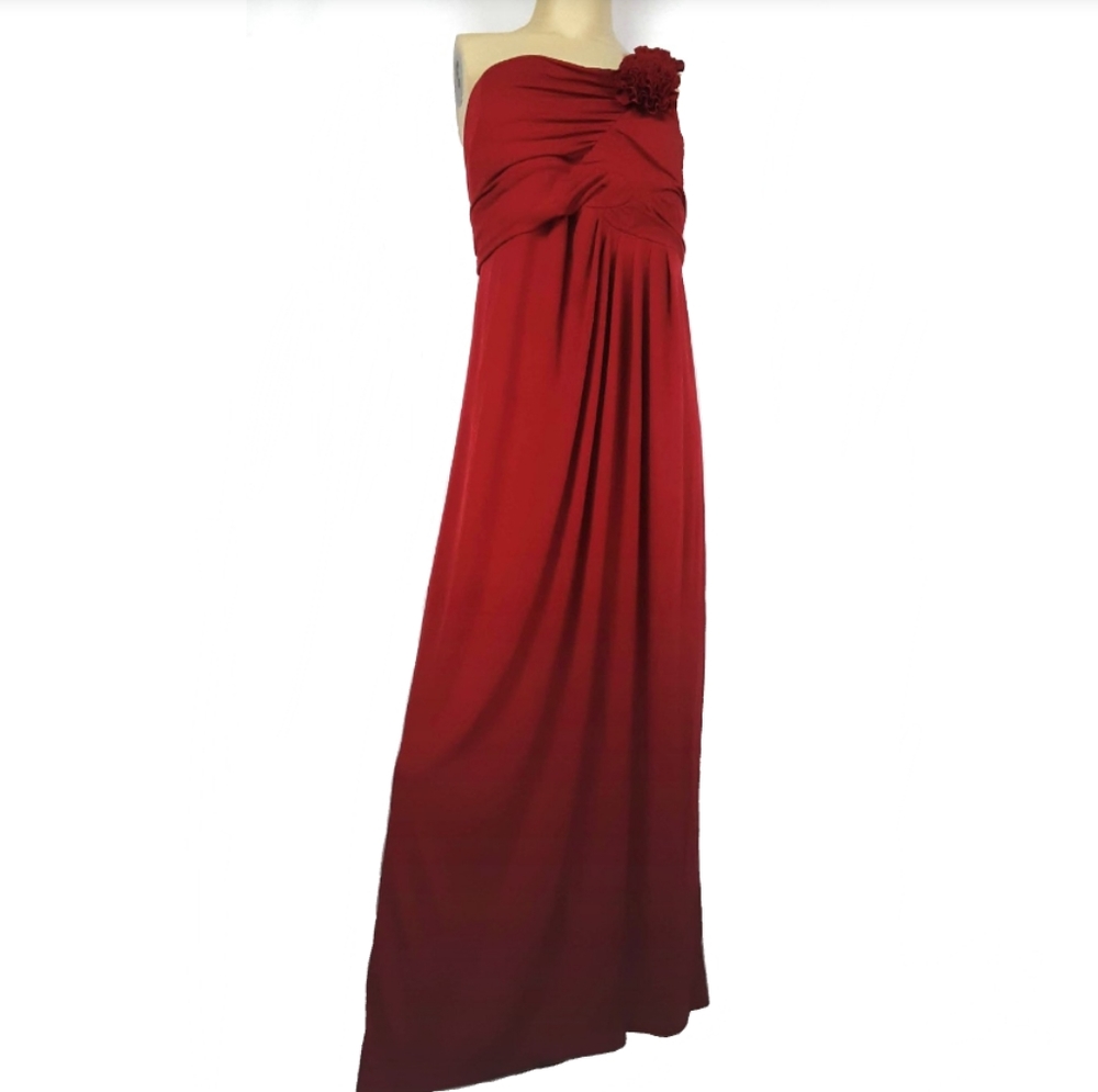 ENFOCUS Red Maxi Dress Size 20W